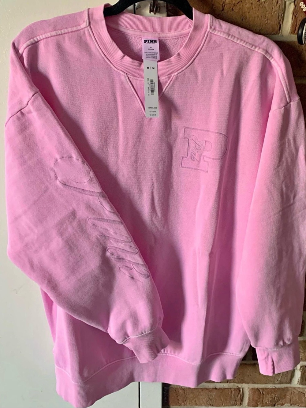 PINK Victoria’s Secret Matching Sweatshirt & Sweatpants Set M NWT